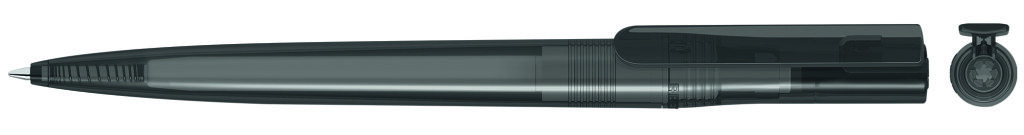 RECYCLED PET PEN switch transparent Drehkugelschreiber