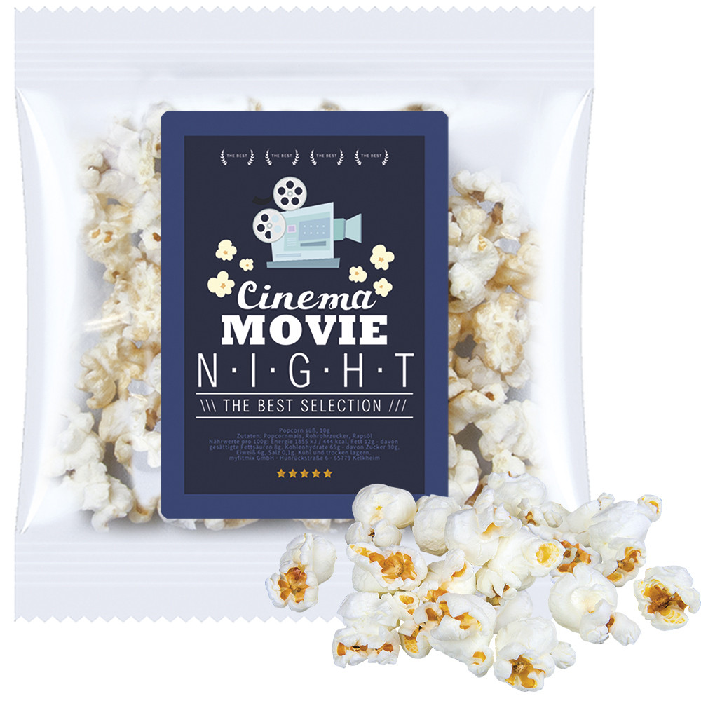 Popcorn salzig, ca. 10g, Express Maxi-XL-Tüte mit Etikett