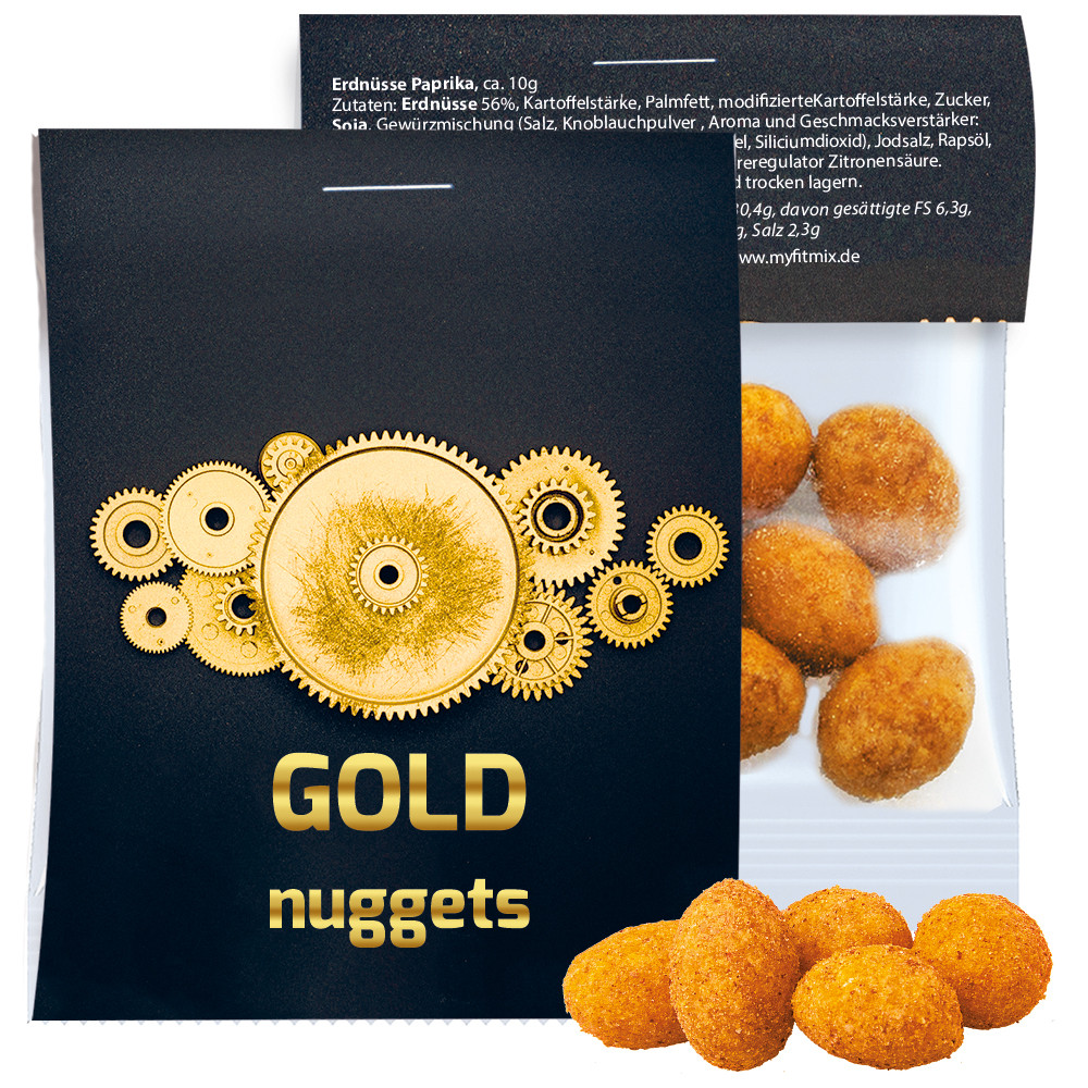Erdnüsse Paprika, ca. 10g, Express Midi-Tüte mit Werbereiter