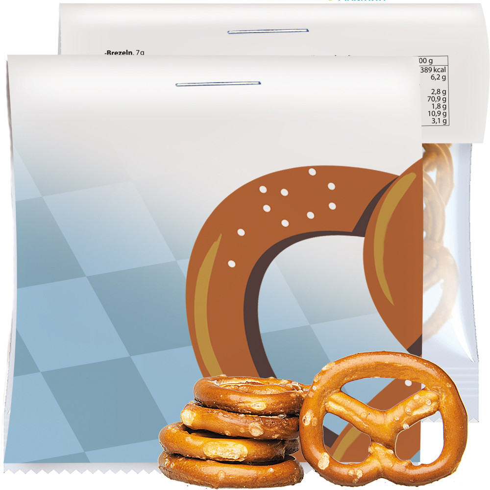 Bio Mini Brezeln Original, ca. 7g, Express Maxi-Tüte mit Werbereiter