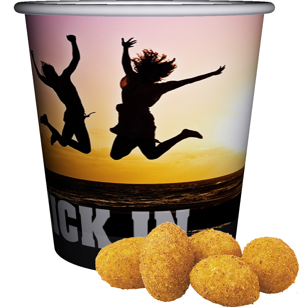 Erdnüsse Paprika, ca. 30g, Snackbecher Mini