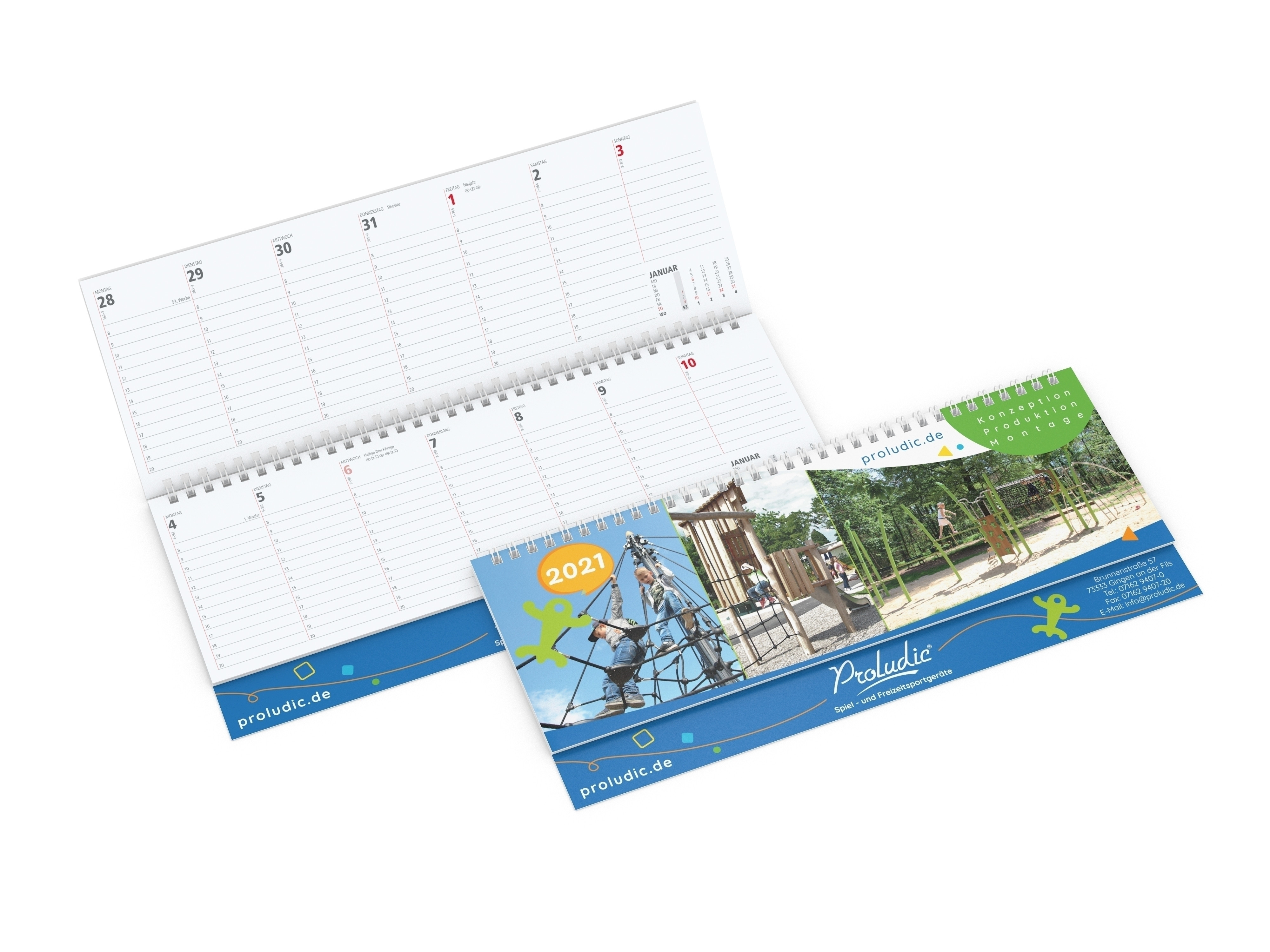 Tisch-Querkalender Signal Karton bestseller