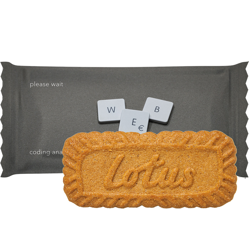 Karamellkeks, ca. 8g, Flowpack