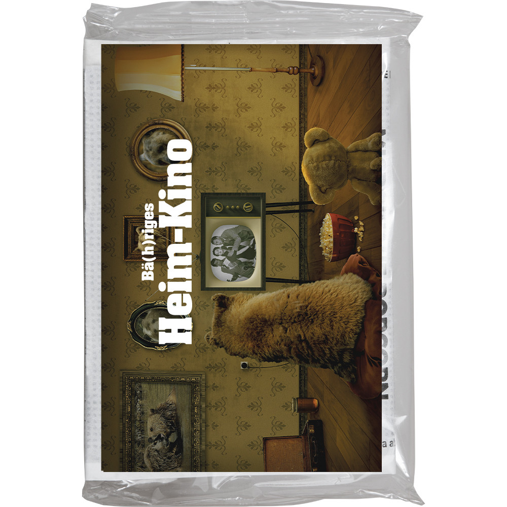 Mikrowellen Popcorn süß, ca. 100g, transparente Folie