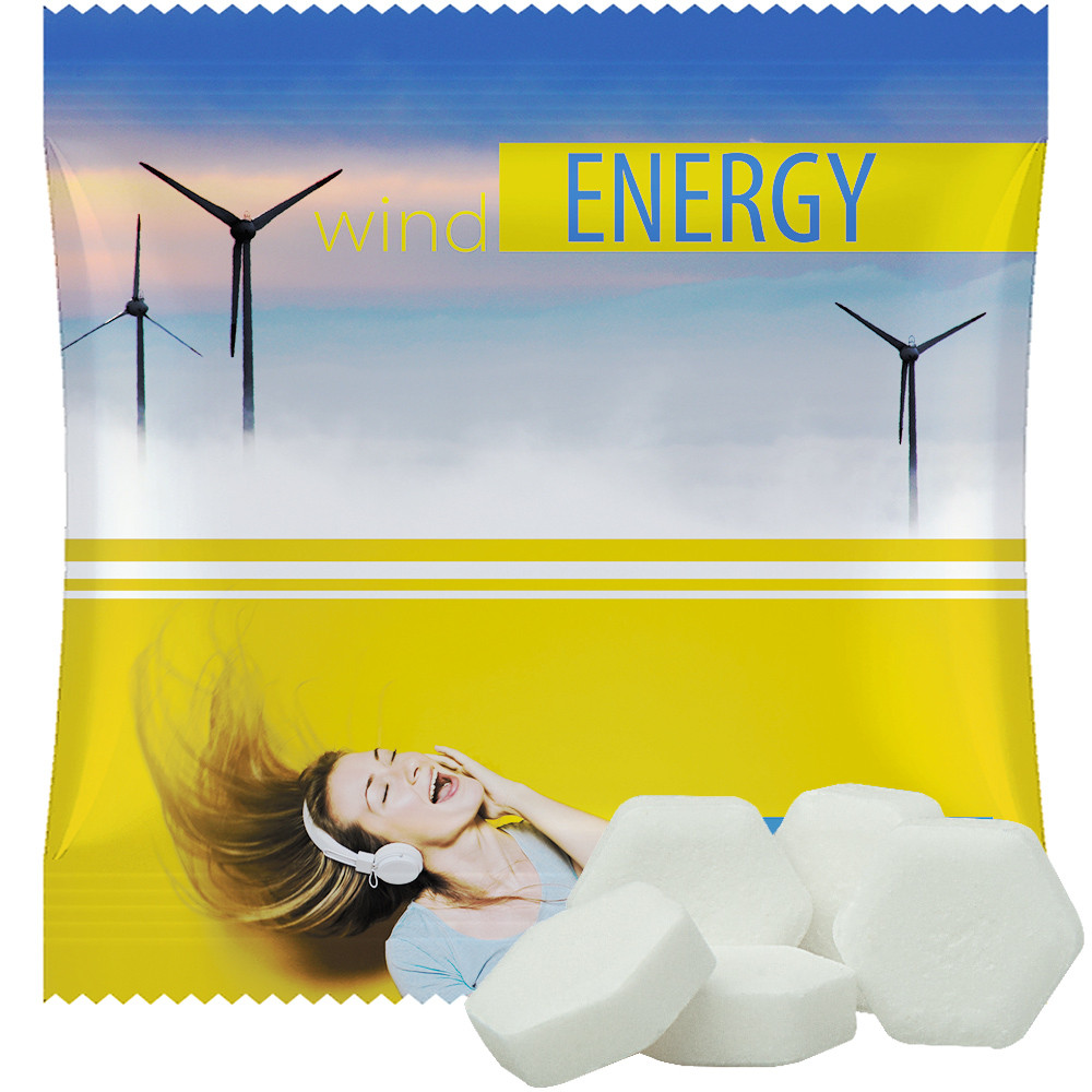 Bio Traubenzucker Orange Drops, ca. 5g, Mini-Tüte