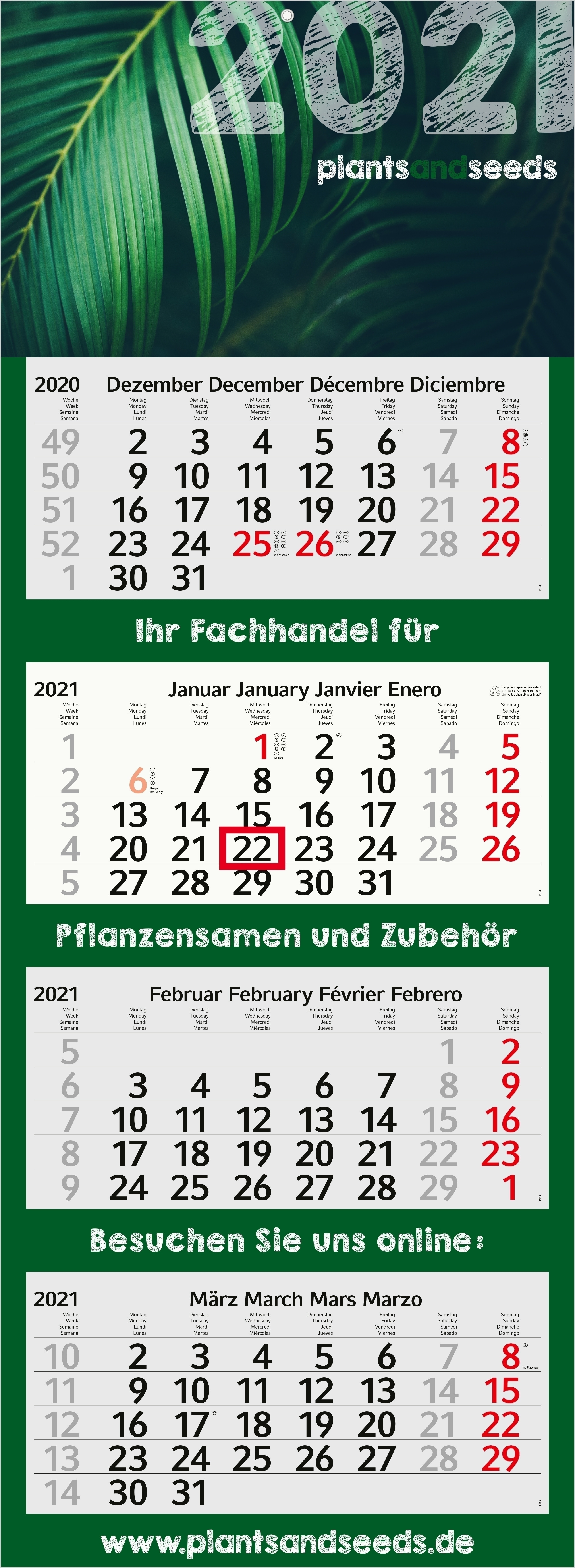 recycling Monatskalender Profil 4 recycling