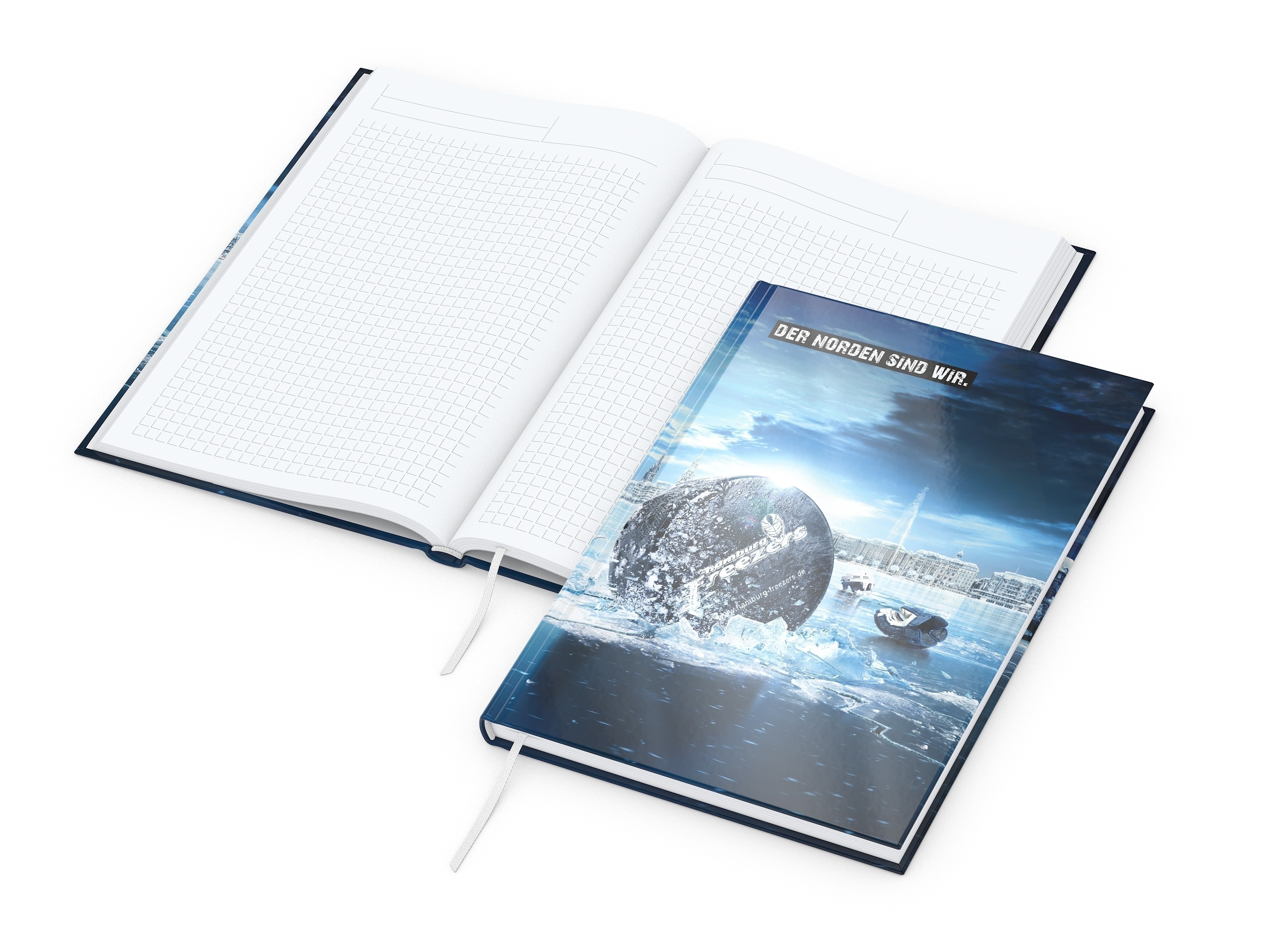 Business-Notizbücher - fest gebunden Note-Book A5 bestseller, 4C-Digital, gloss-individuell