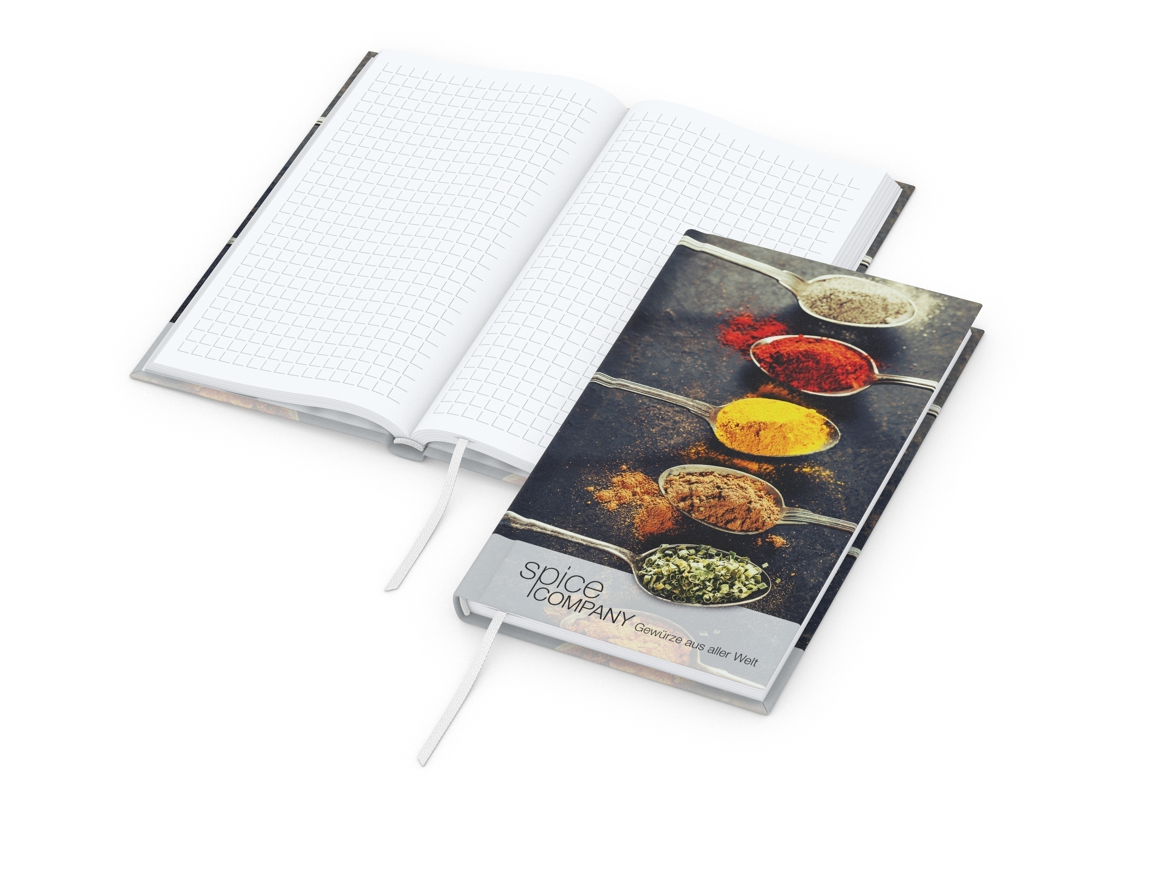 Business-Notizbücher - fest gebunden Note-Book Pocket bestseller, 4C-Digital, gloss-individuell