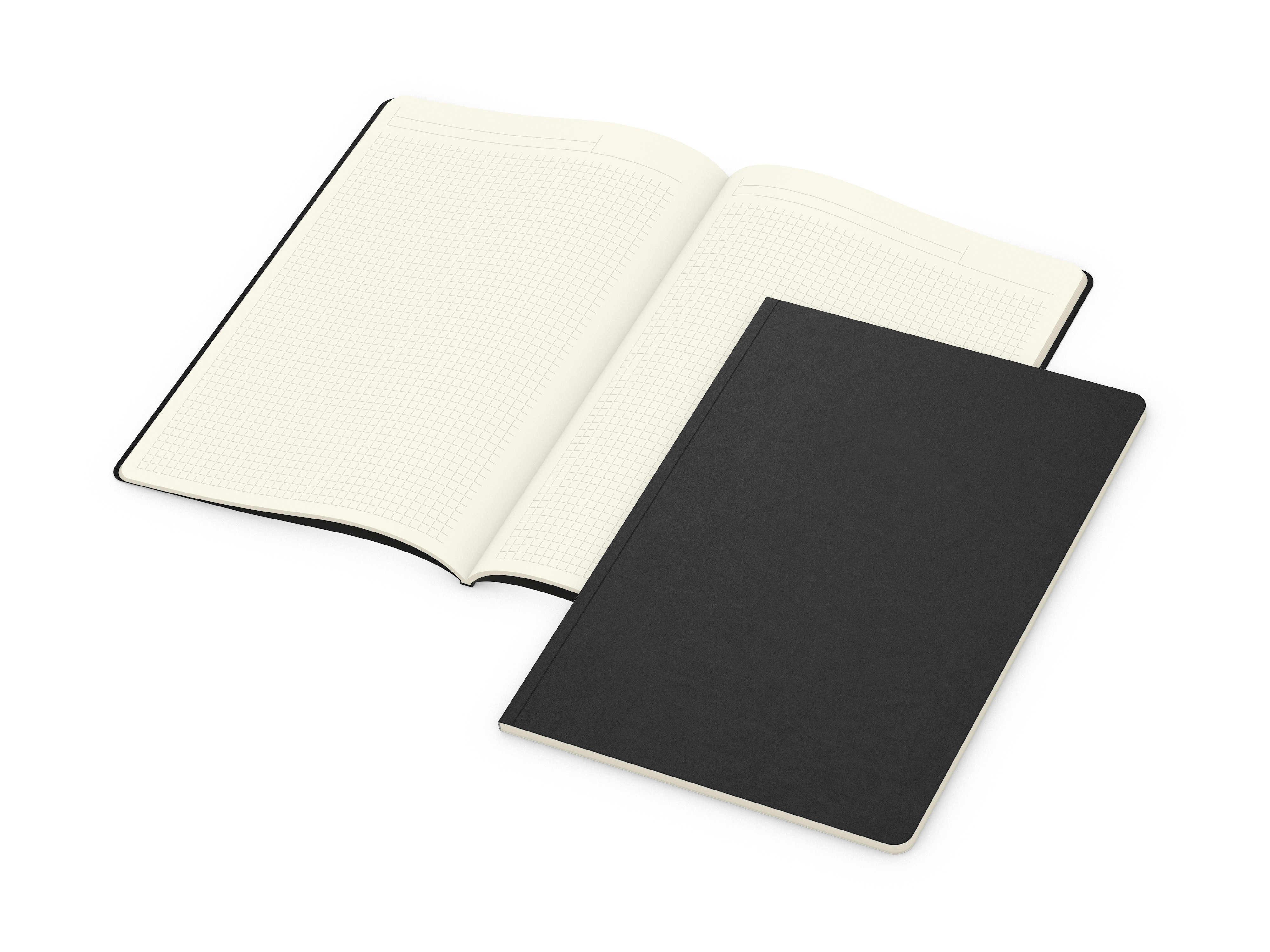 Business-Notizbücher - fest gebunden Copy-Book Creme A5 bestseller