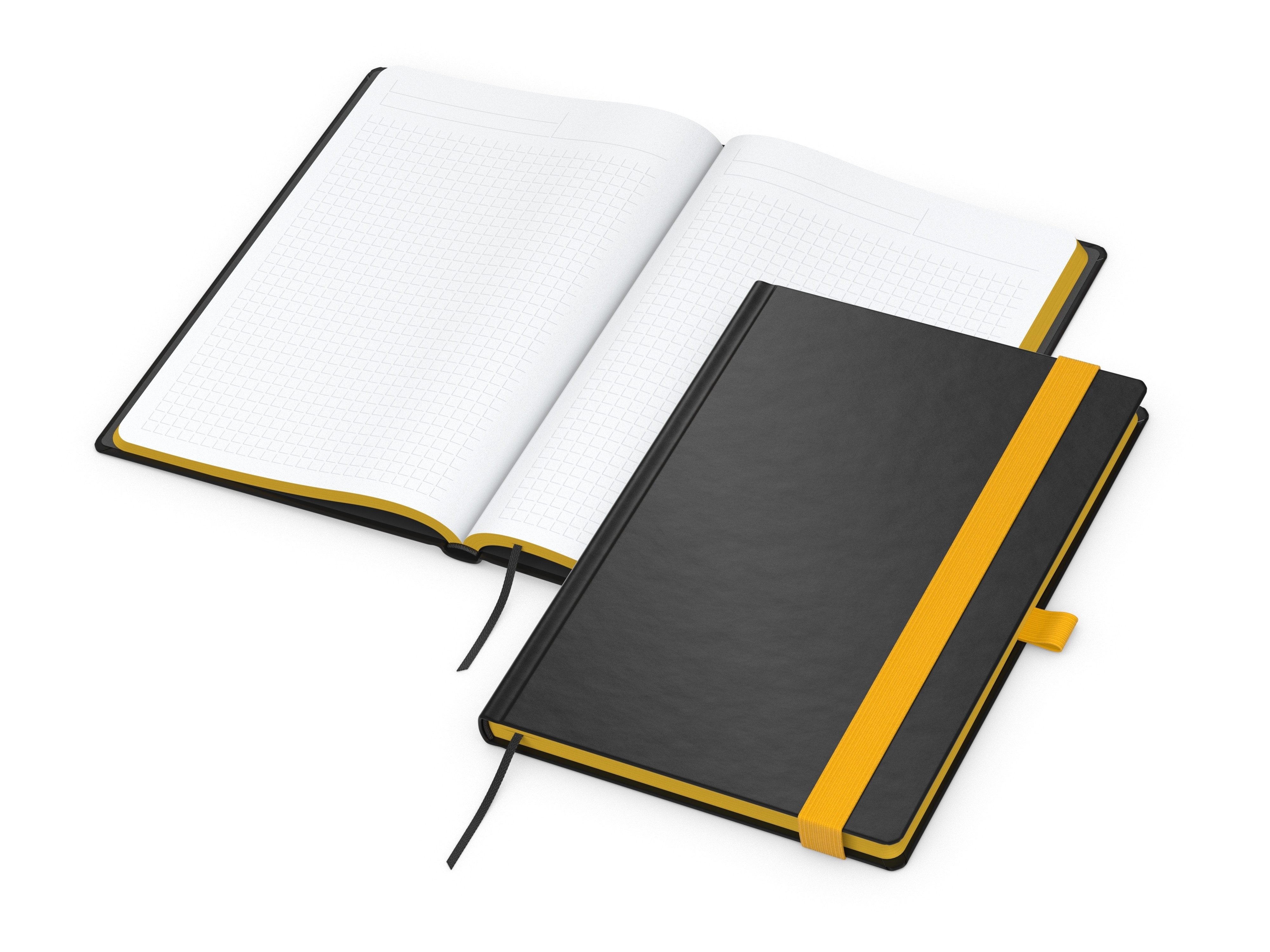 Business-Notizbücher - fest gebunden Color-Book A5 bestseller, Farbschnitt