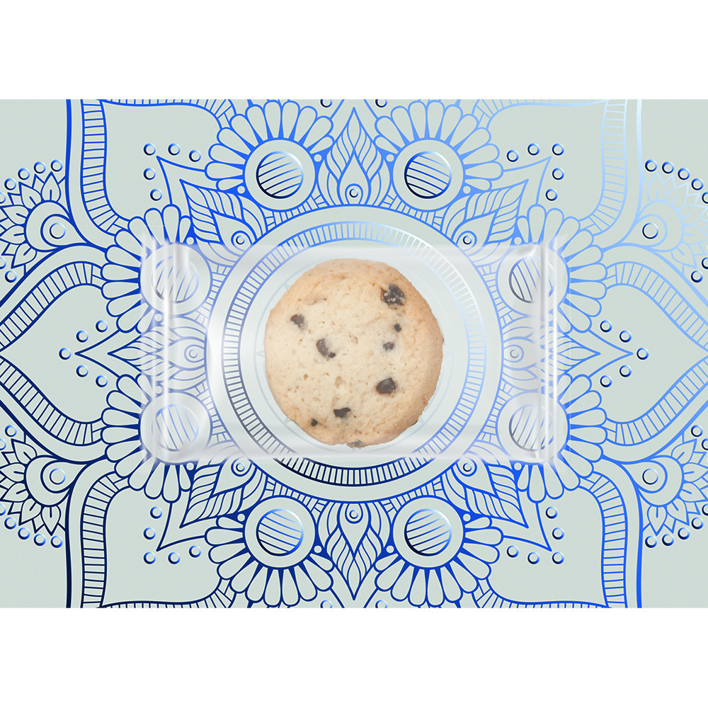 Bio Cookie Schoko-Orange, ca. 7g, Werbekarte