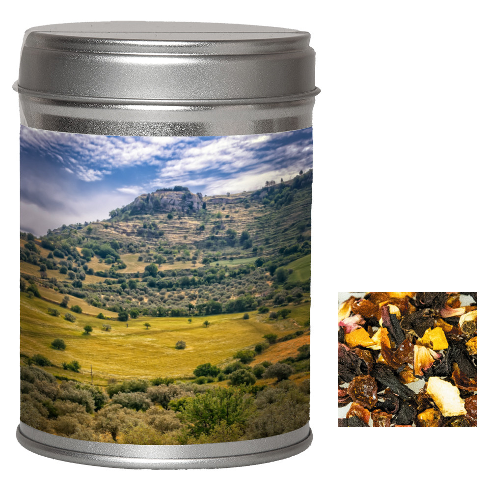 Früchtetee Blutorange, ca. 55g, Dual-Dose