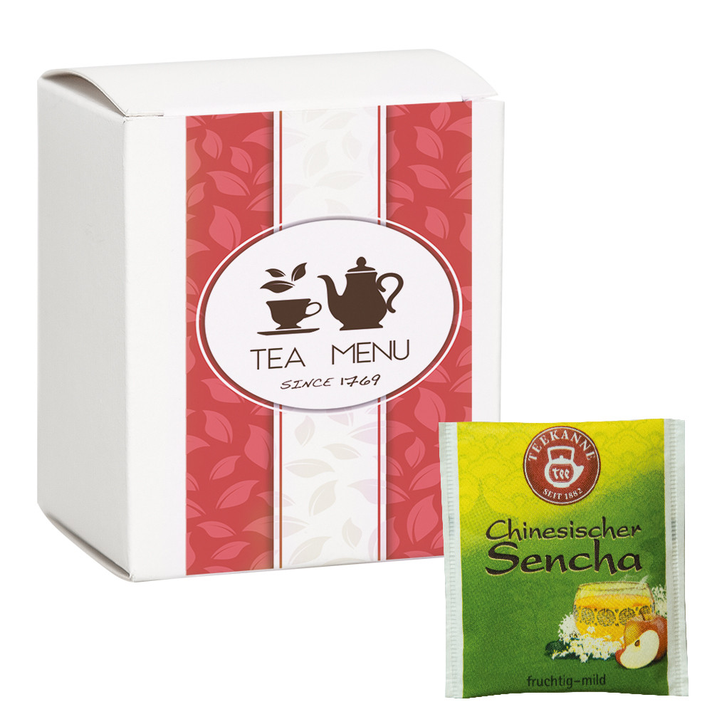 Beuteltee Chinesischer Sencha, 10 Stück, 17,5g, Faltschachtel