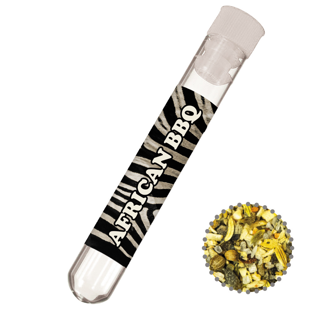 Gewürzmischung African BBQ, ca. 5g, Reagenzglas