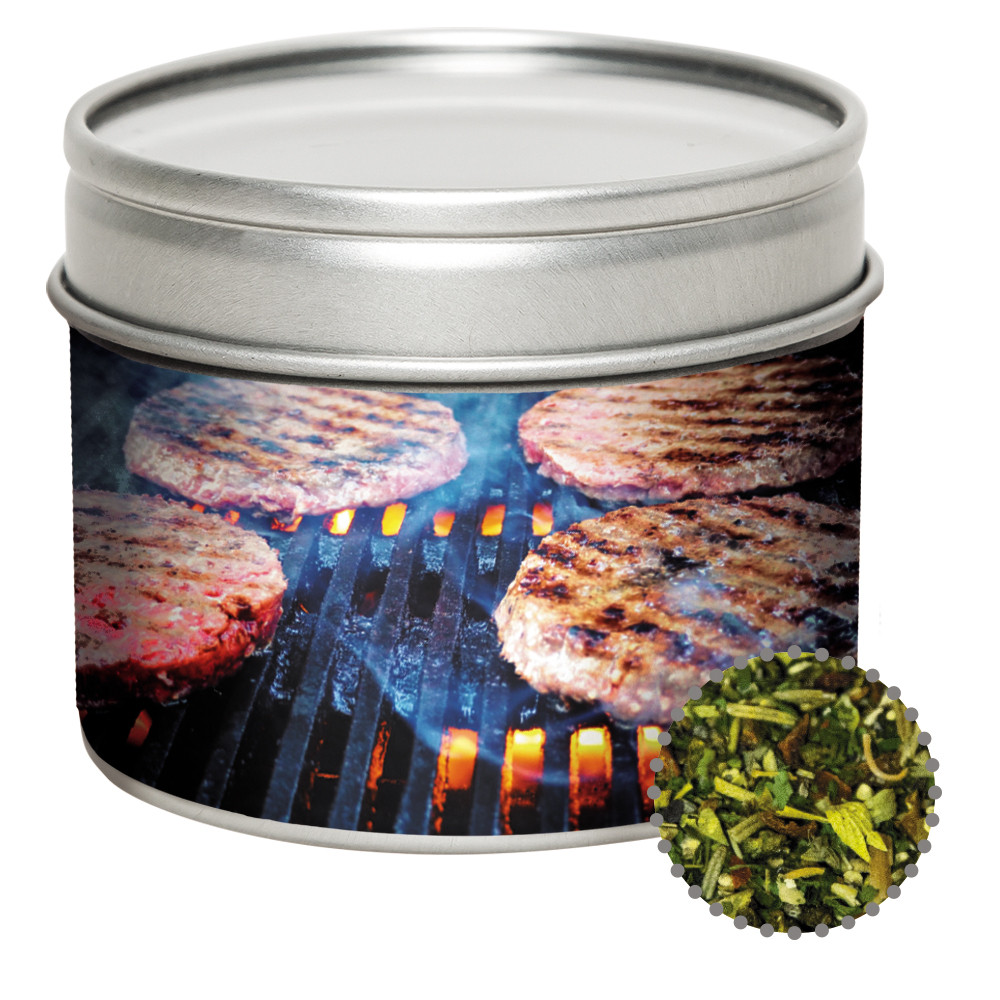 Gewürzmischung Kräuter-Steakgewürz, ca. 35g, Metalldose mit Sichtfenster