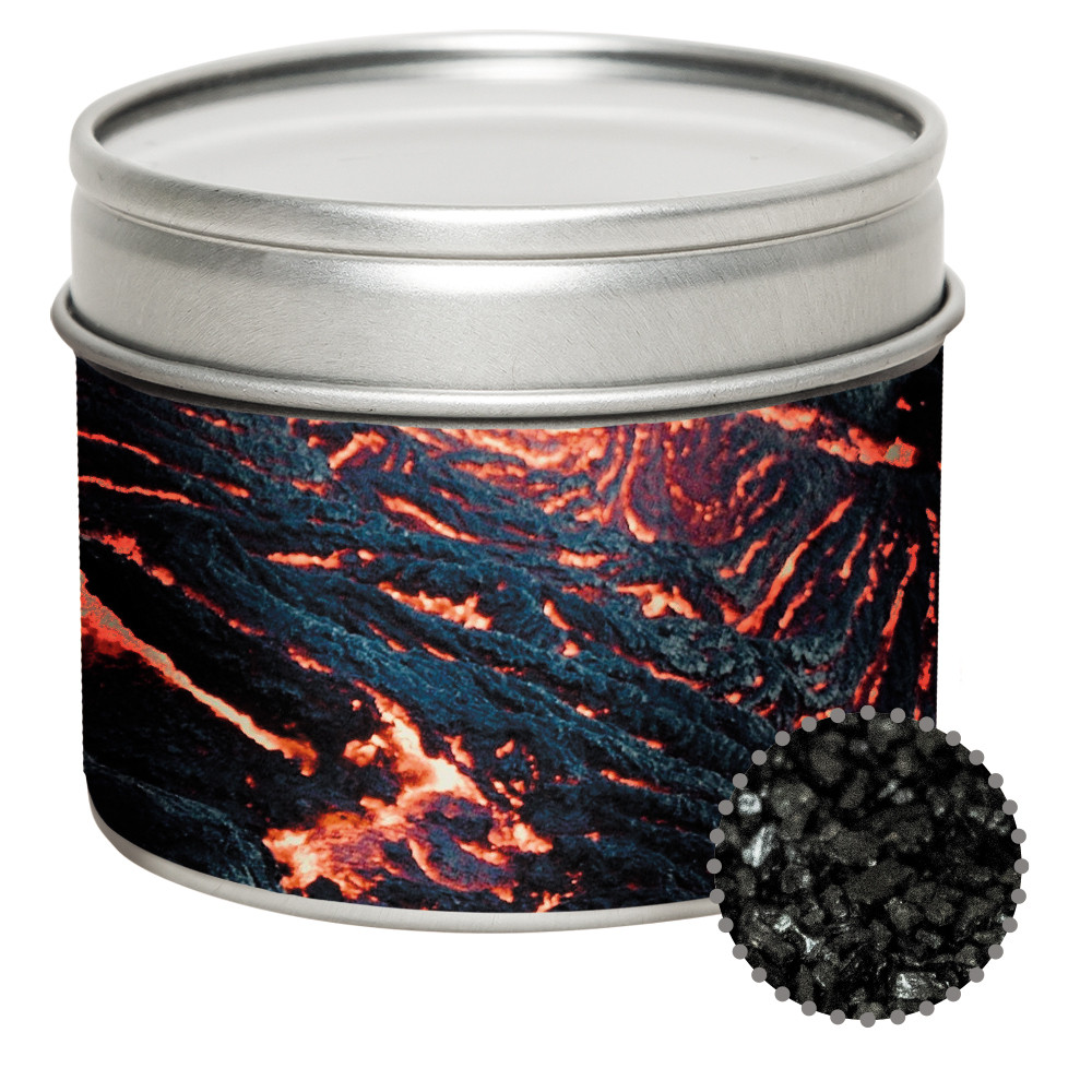 Gewürzmischung Black Lava Salz, ca. 110g, Metalldose mit Sichtfenster