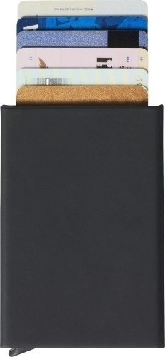 Kartenhalter 'Purse' aus Aluminium RFID mit Softtouch Oberfläche