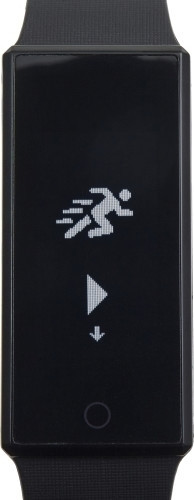 Smartwatch 'Smarty' aus Edelstahl mit Silikonband