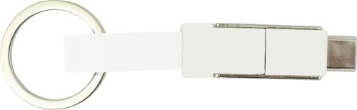 Ladekabel 'Nil' mit USB, USB-C, Lightning Anschluss aus Kunststoff