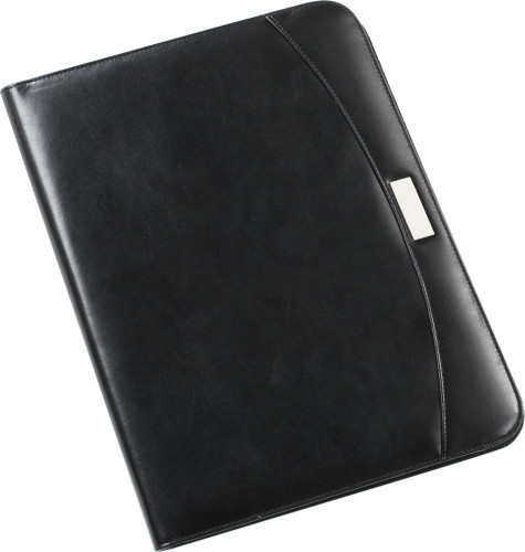 Charles Dickens Schreibmappe 'Doughty' mit Metall-Label und Hülle aus Kunstleder