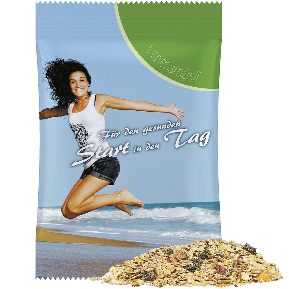 Bio Müsli Sauerkirsche, ca. 50g, Maxi-Tüte