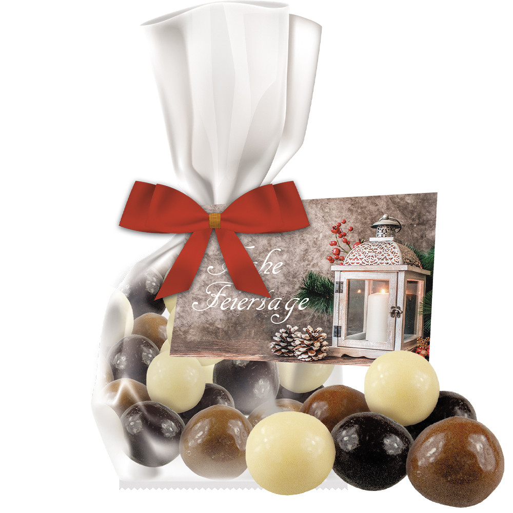 Knusperkugeln-Mix, ca. 20g, Express Flachbeutel mit Werbekarte