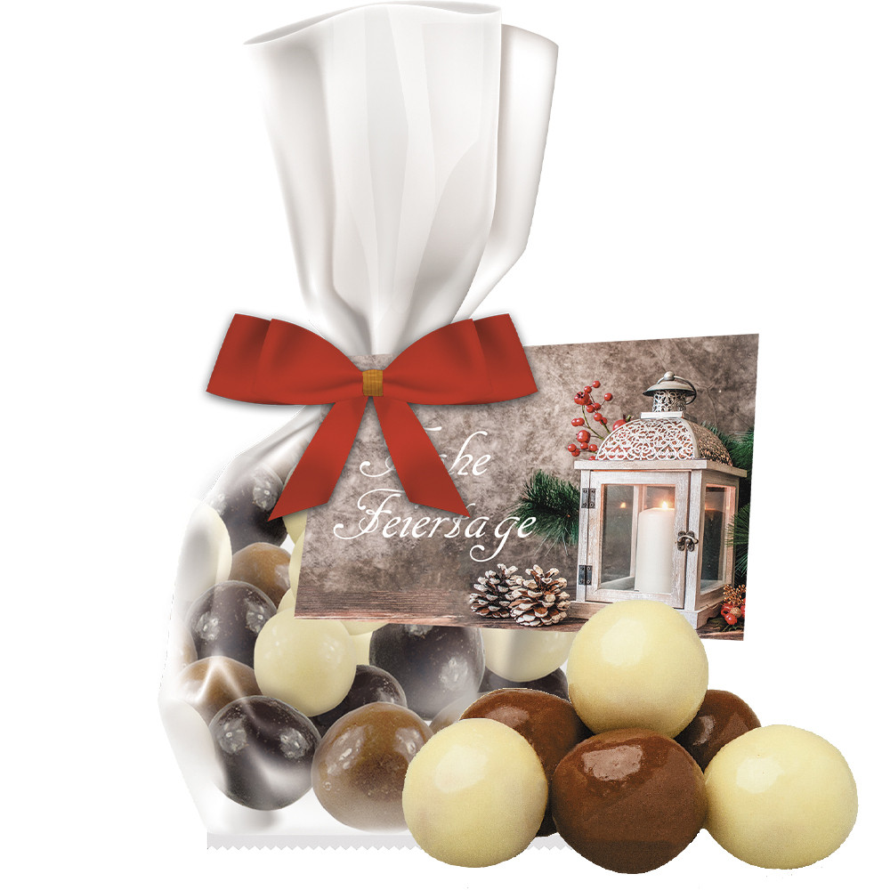 Bio Knusperkugeln-Mix, ca. 20g, Express Flachbeutel mit Werbekarte