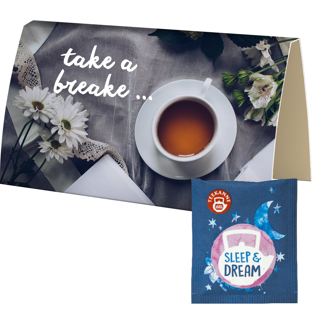 Bio Beuteltee Sleep & Dream, ca. 1,7g, Werbekarte gefaltet