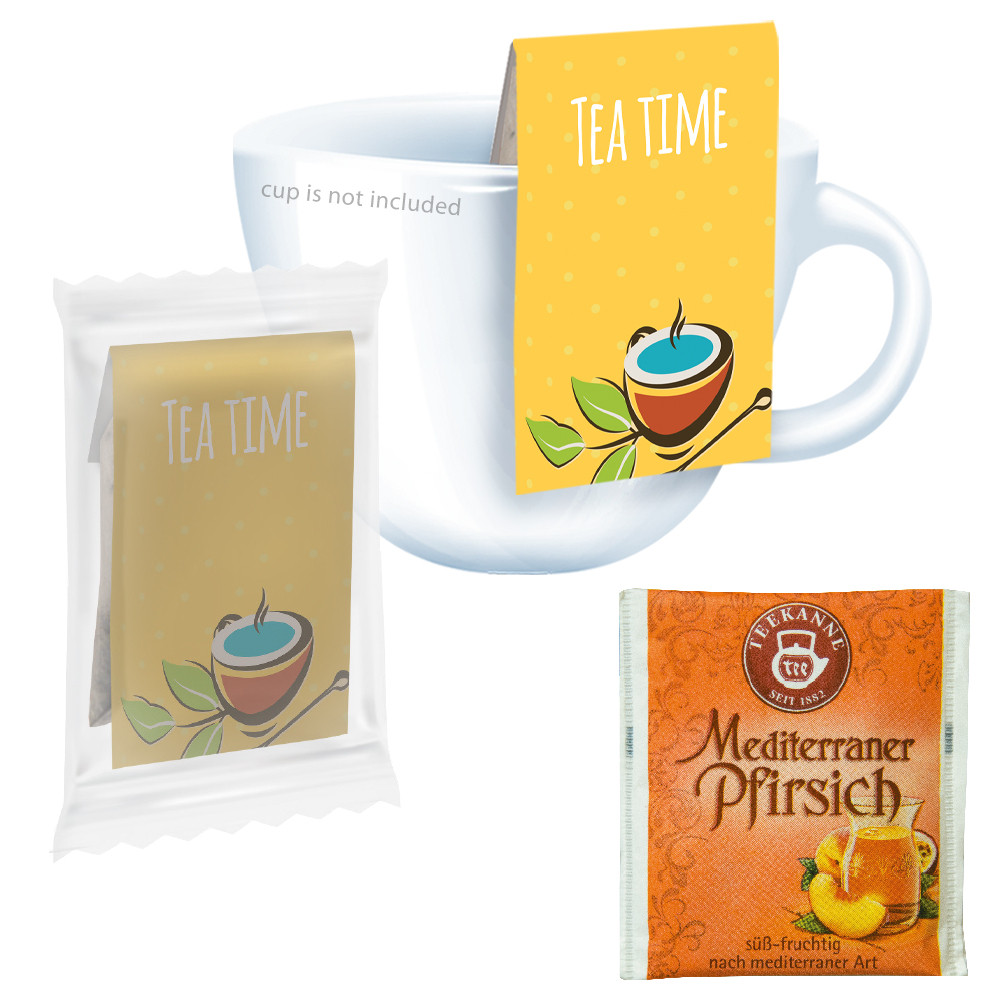 Beuteltee Mediterraner Pfirsich, 1 Stück, Flowpack