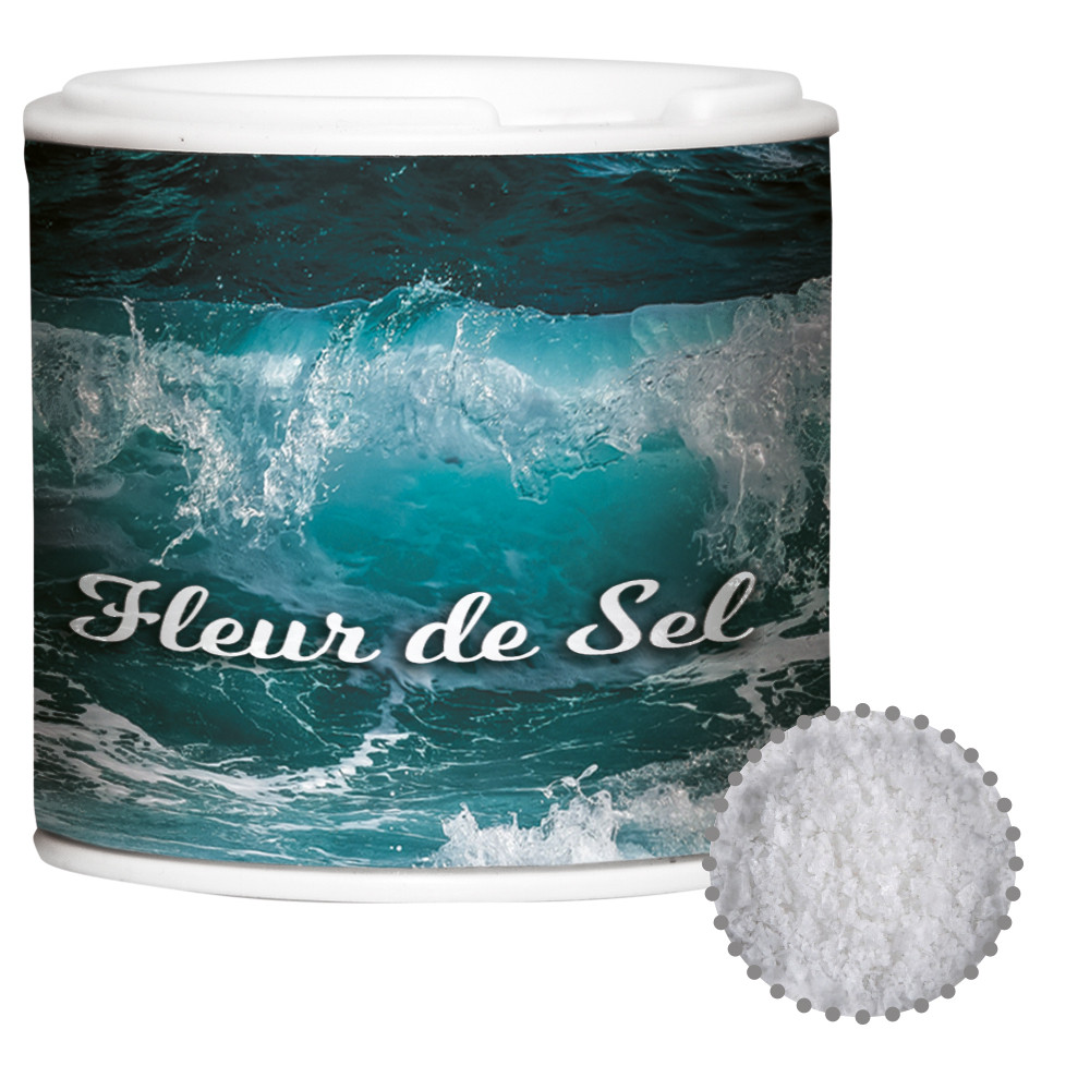 Fleur de Sel, ca. 35g, Gewürzpappstreuer