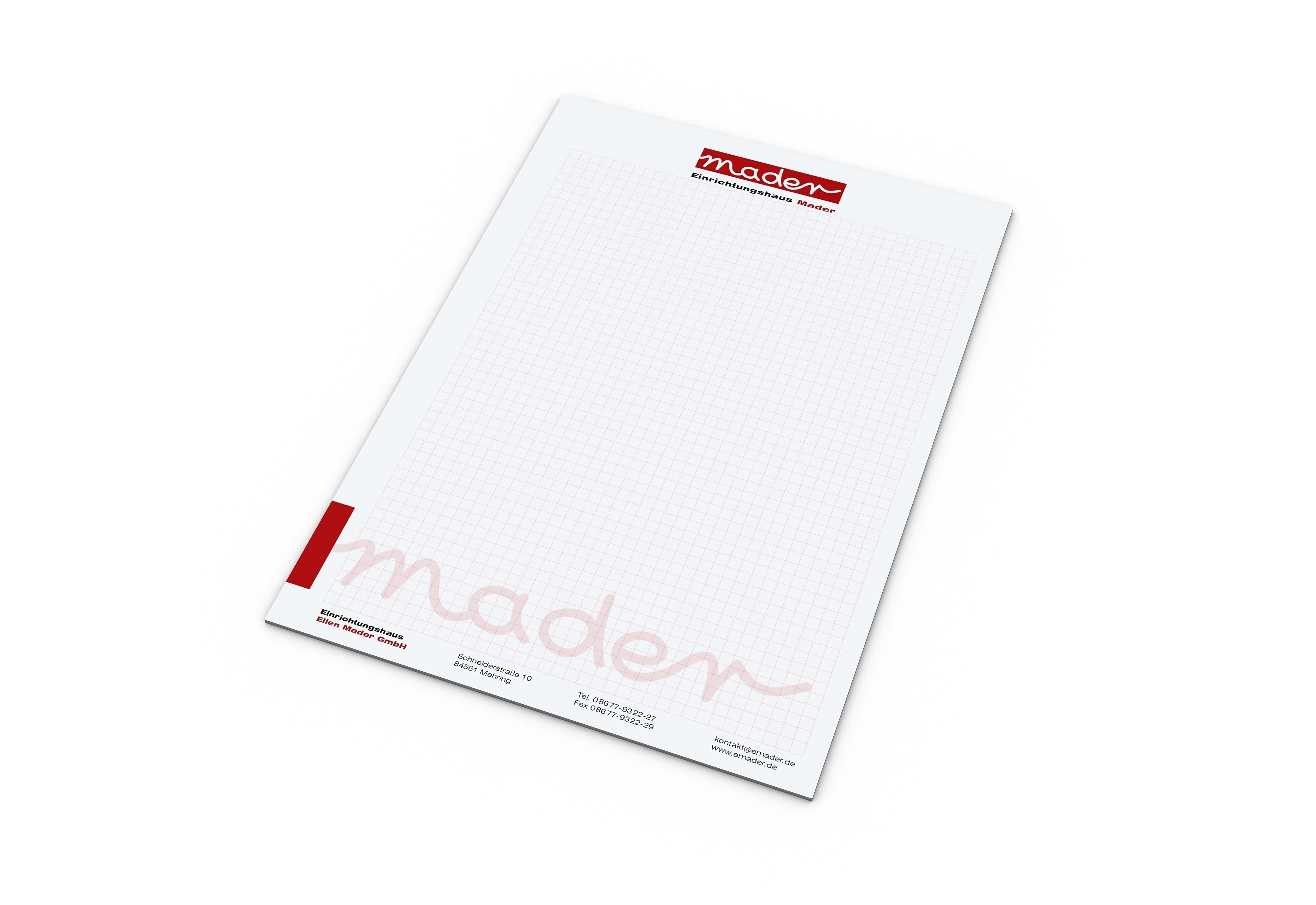 Print-Werbemittel Schreibblock A4 bestseller, 25 Blatt