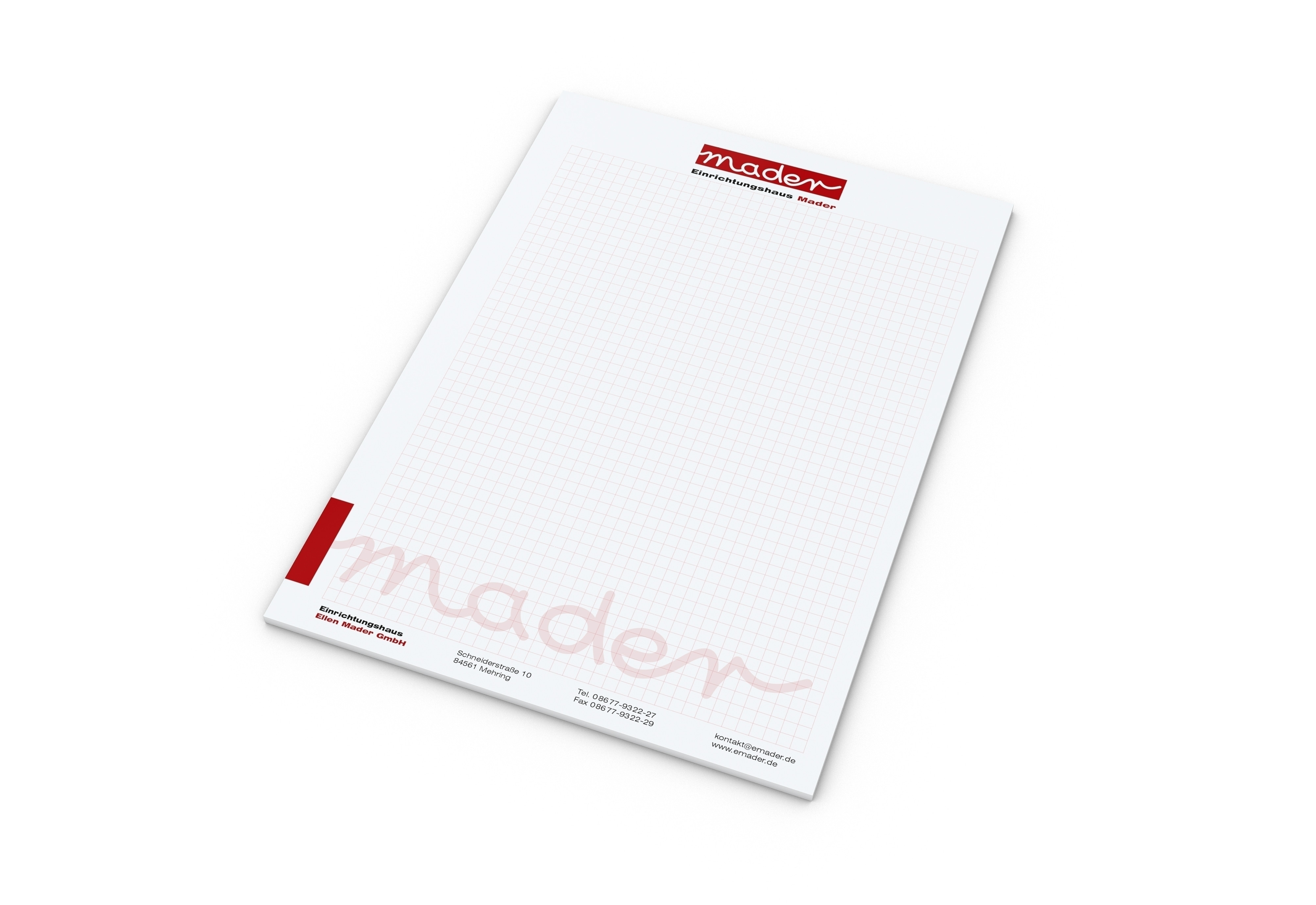 Print-Werbemittel Schreibblock A4 bestseller, 50 Blatt