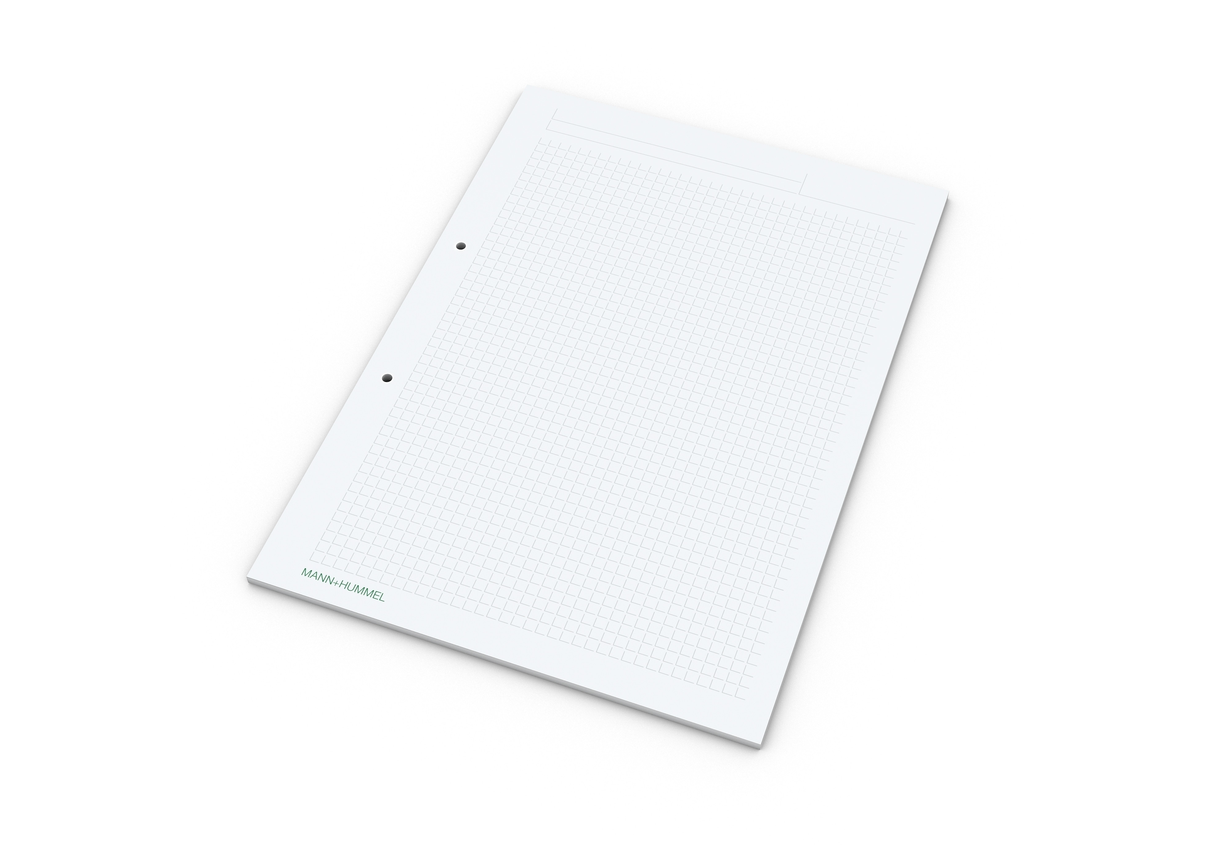 Print-Werbemittel Schreibblock A4 bestseller, 50 Blatt mit 2-fach Abheftlochung 