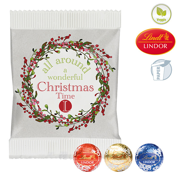 3er Lindor Pralinés im Papiertütchen
