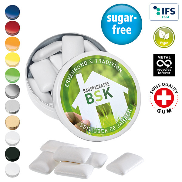 XS-Taschendose mit Kaugummi