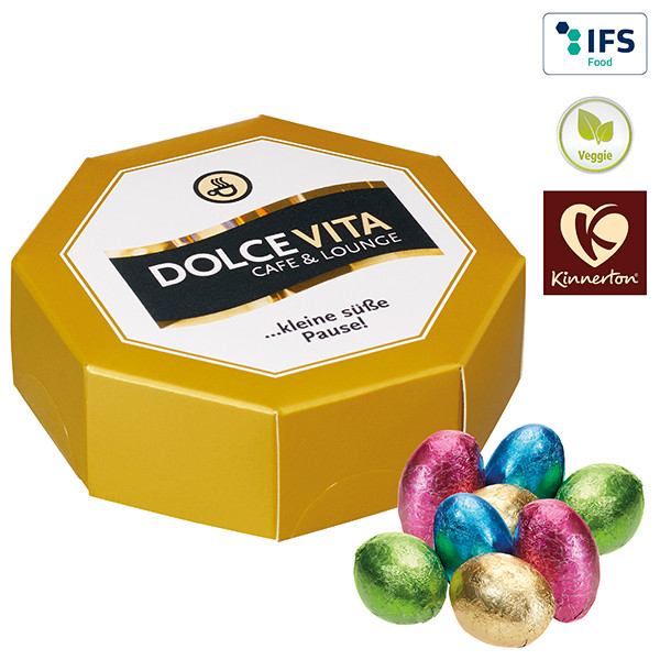 8-Eck-Box Schoko-Eier