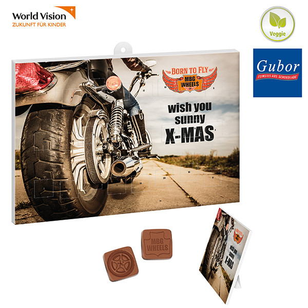 Schoko-Sonderform-Adventskalender