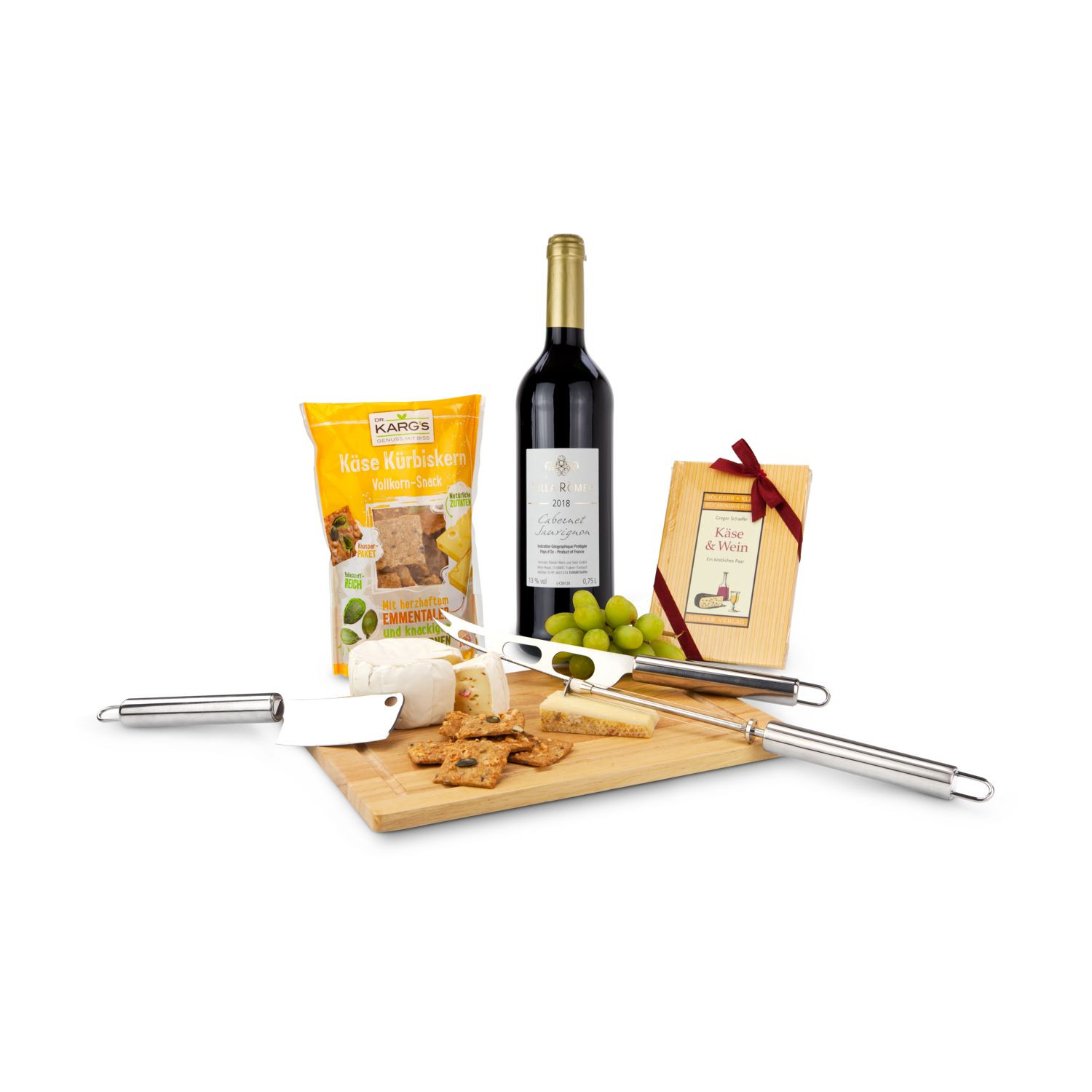 Geschenkset / Präsenteset: Das Käsebrett