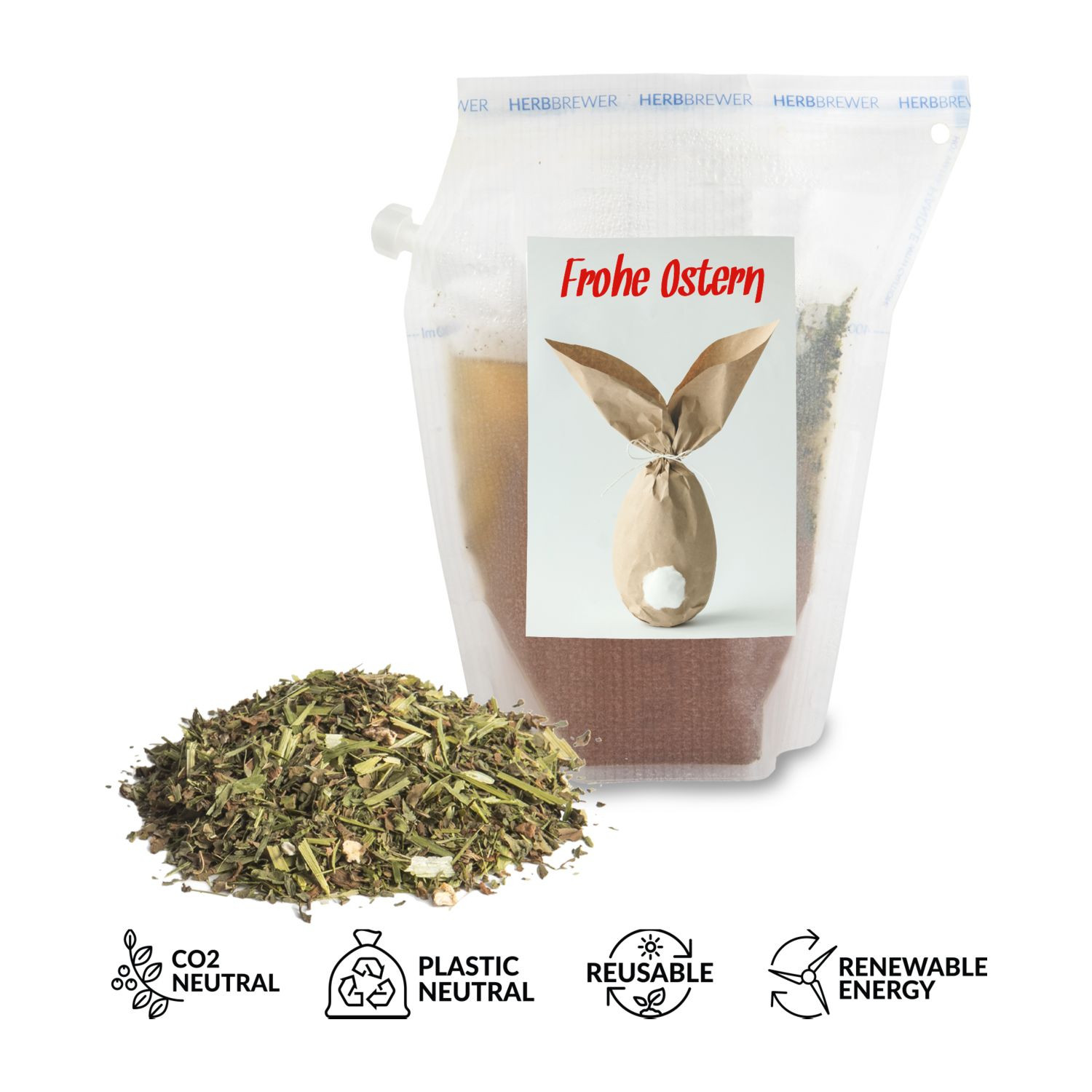 Geschenkartikel: Oster-Tee, Wellness-Tee "DETOX" - Hase