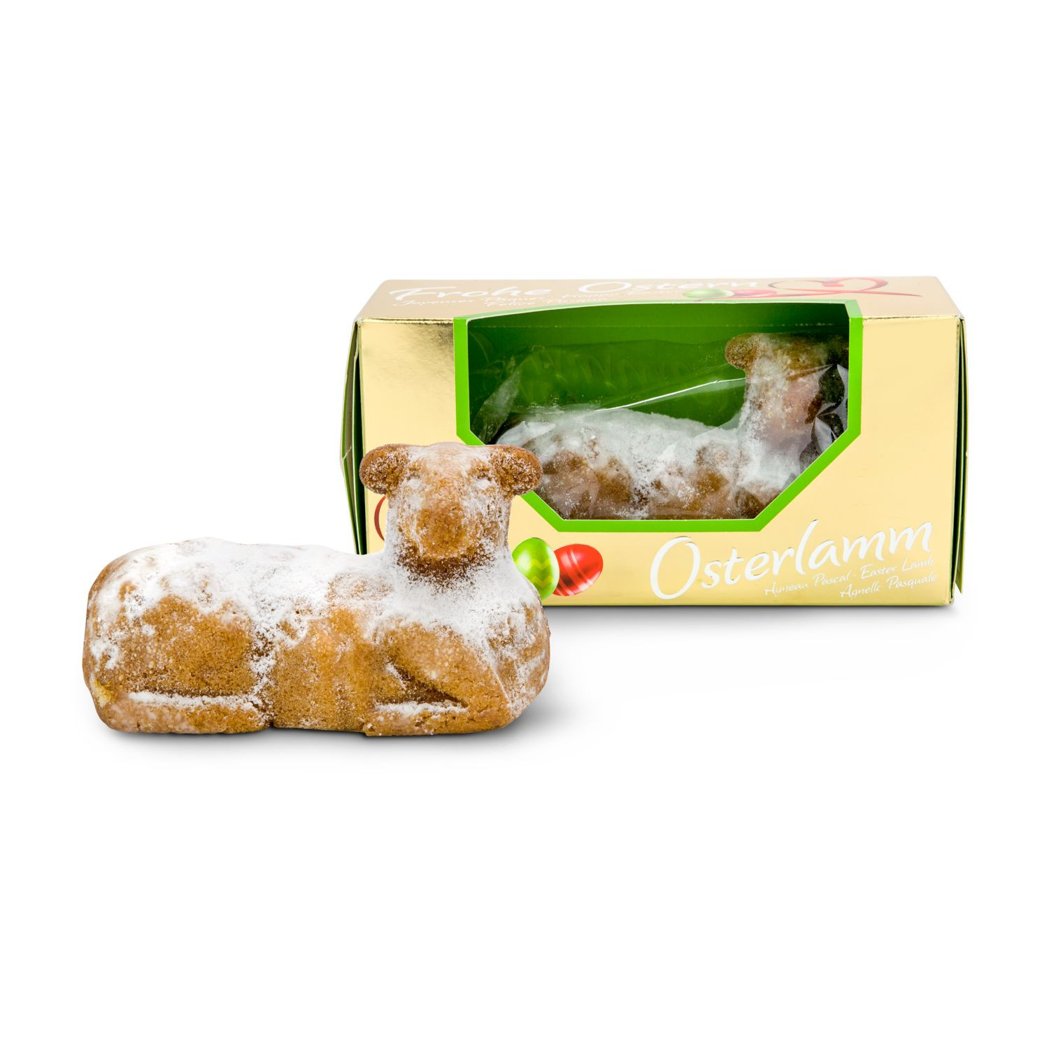 Geschenkartikel / Präsentartikel: Kleines Osterlamm, 120 Gramm