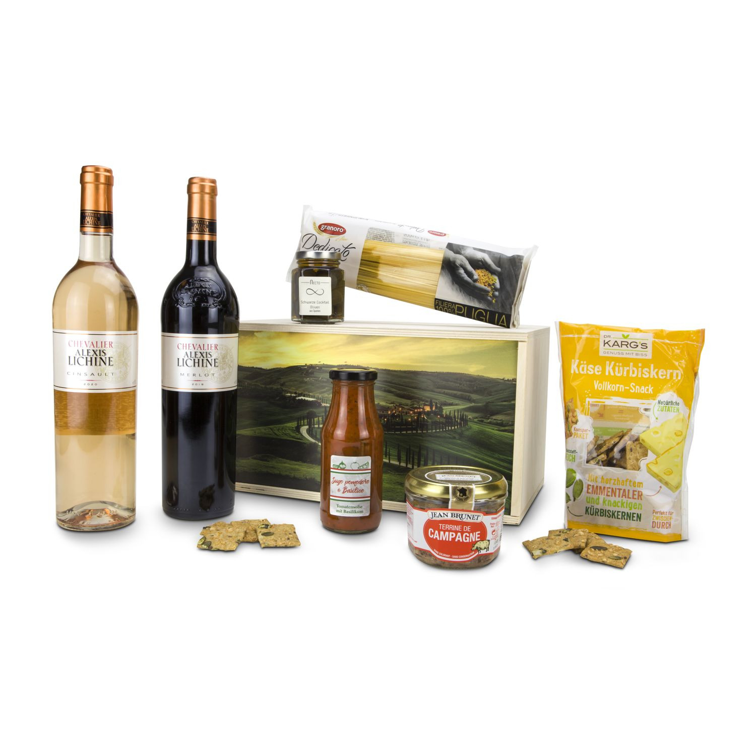 Geschenkset / Präsenteset: Große mediterrane Kiste