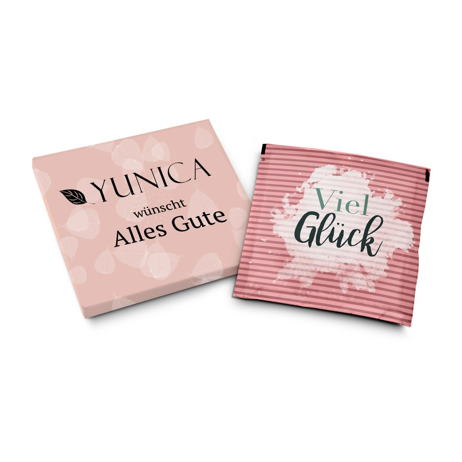 Badesalz Sachet im individuellen Mäppchen Viel Glück