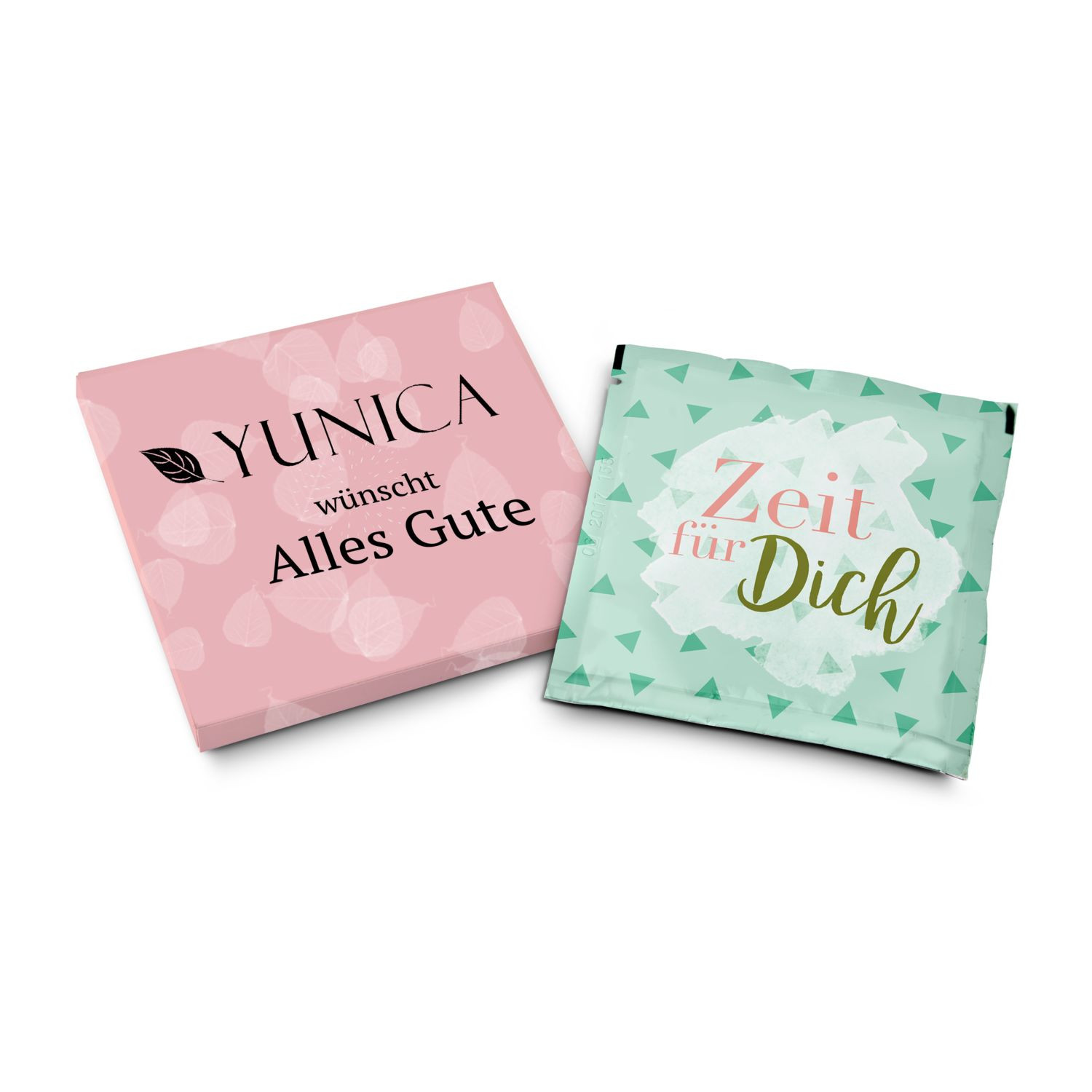 Badesalz Sachet im individuellen Mäppchen Zeit für Dich