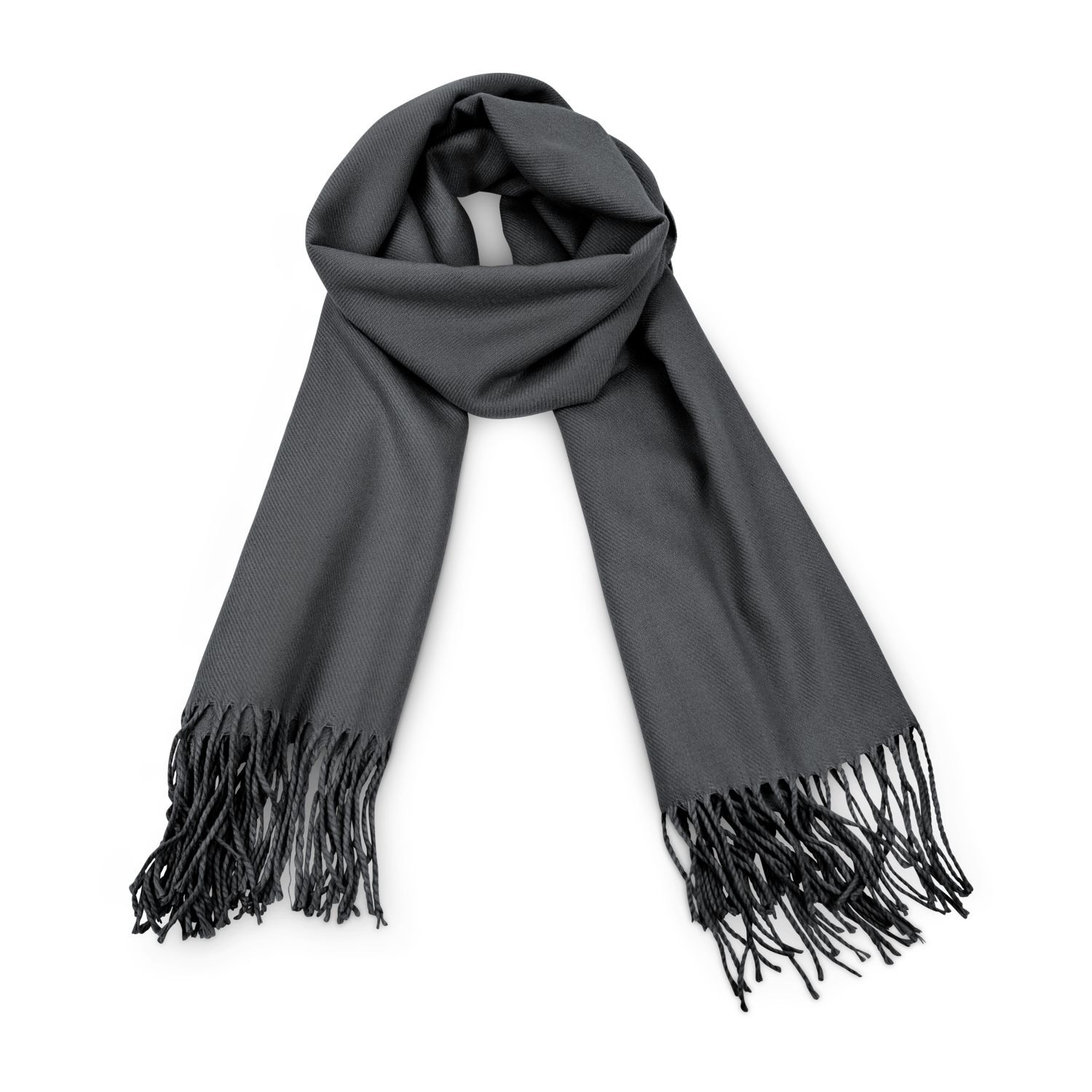 Schal Modena anthrazit - 60 x 180 cm, 230 g/m²