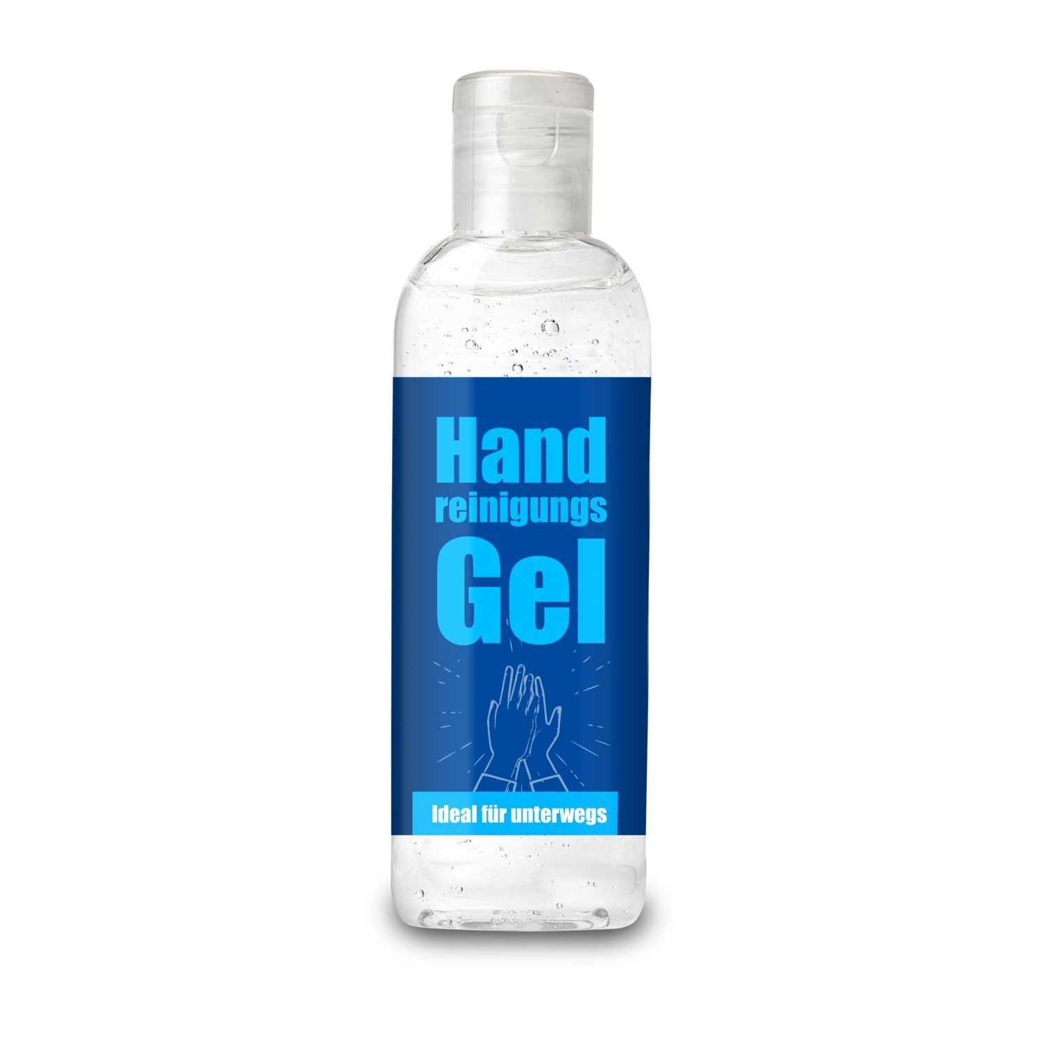 100 ml Alkoholisches Handreinigungsgel für die praktische Reinigung ohne Wasser