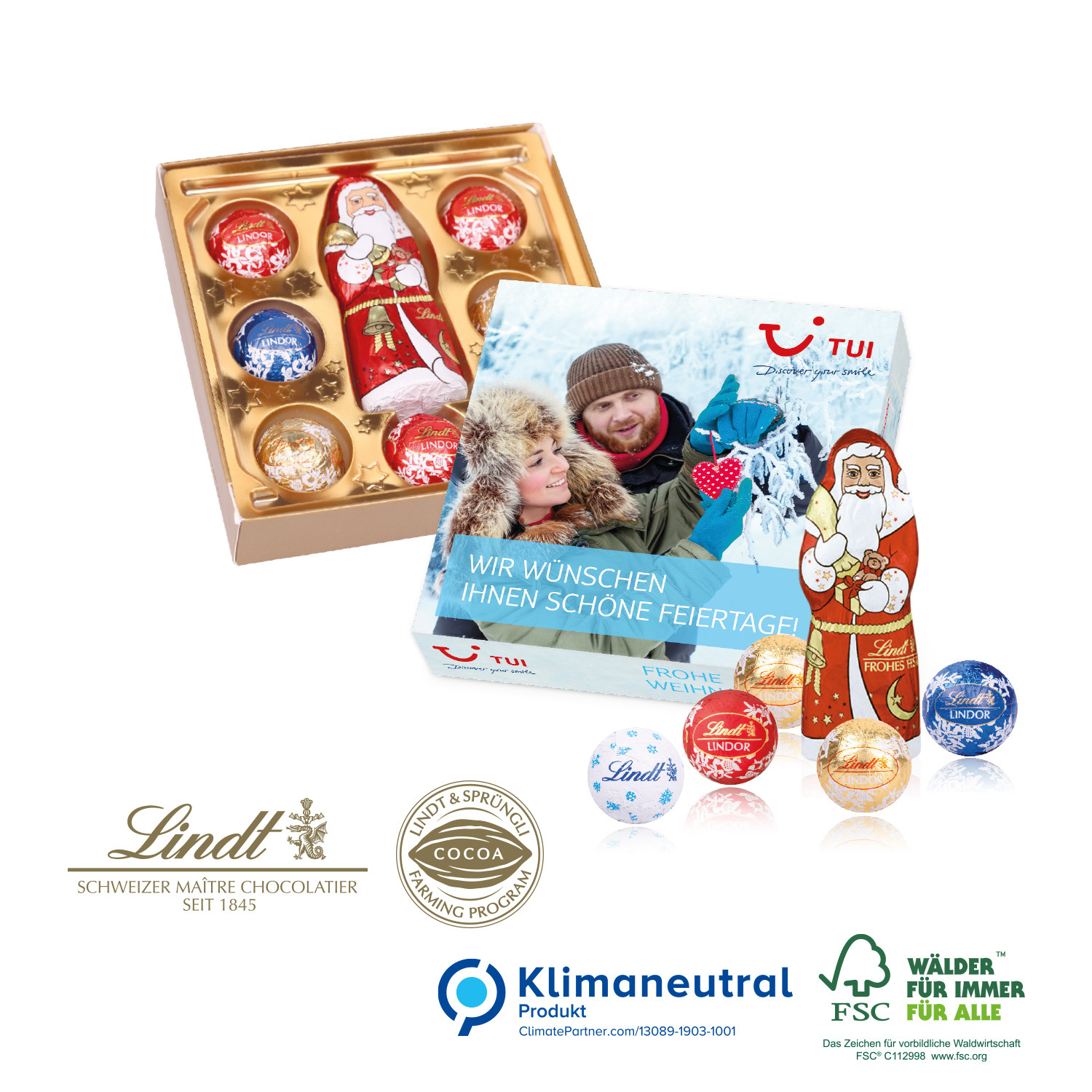 Lindt Himmlische Weihnachtszeit, Klimaneutral, FSC®