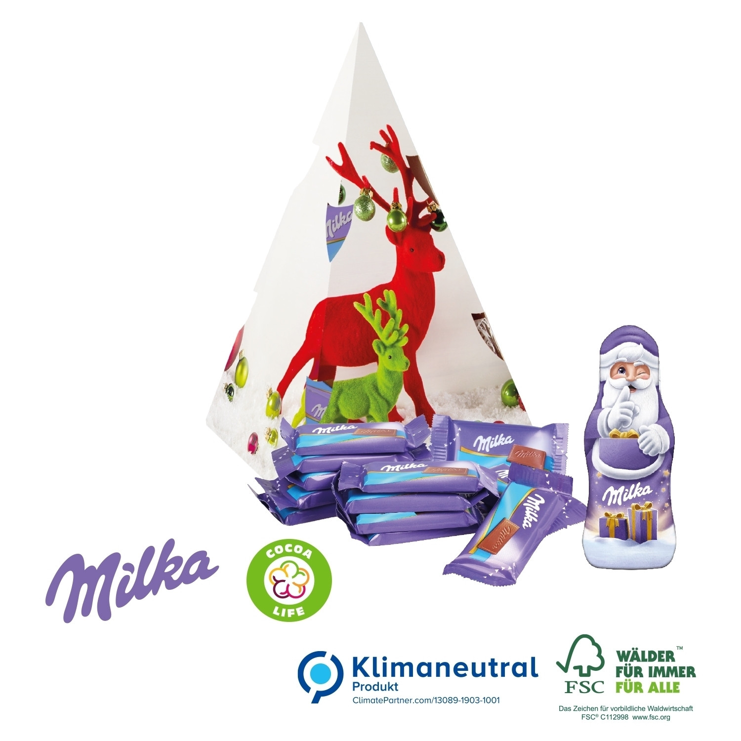 Präsent Weihnachtsbaum, Klimaneutral, FSC®