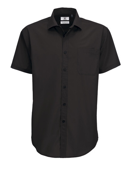 Men´s Poplin Shirt Smart Short Sleeve