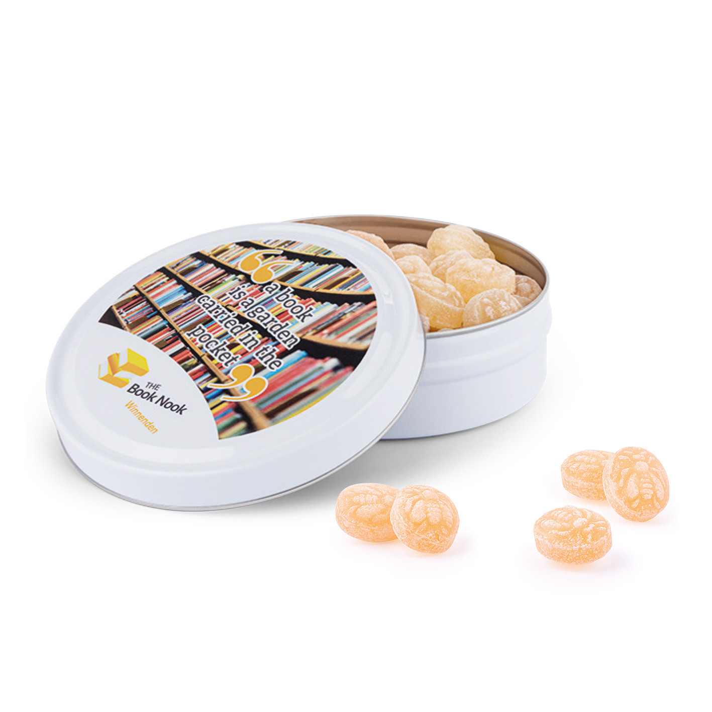 Bonbondose Maxi, Himbeerbonbons