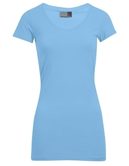 Women´s Slim Fit V-Neck-T Long